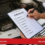 چک لیست معاینه فنی و بررسی خودرو قبل از سفر؛ شامل بررسی روغن موتور، ترمز، تایر و لوازم یدکی برای جلوگیری از خرابی جلوبندی و نیاز به تعمیر در جاده