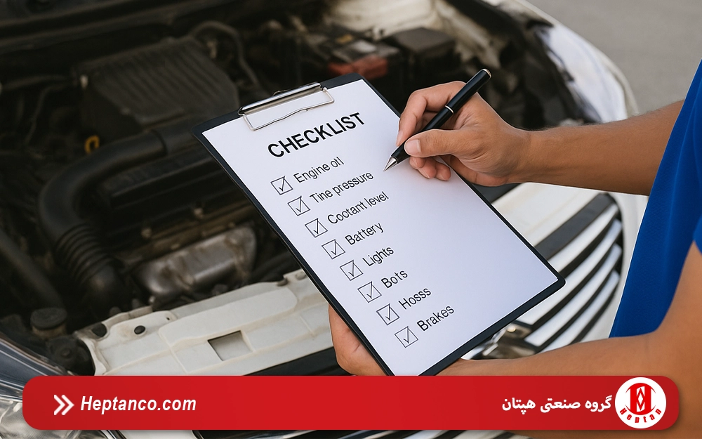 چک لیست خودرو برای سفرهای جاده‌ای